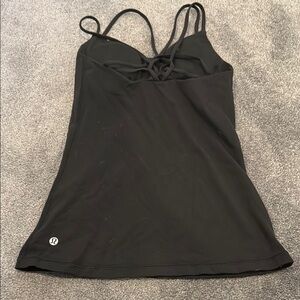 Lululemon Black Strappy Tank Top